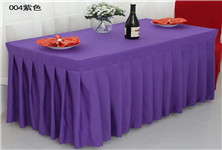 紫色桌布 折叠桌14
